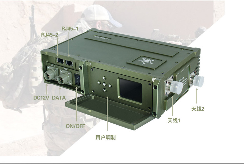COFDM-FDD单兵移动远距离网络传输 SG-FDD5w